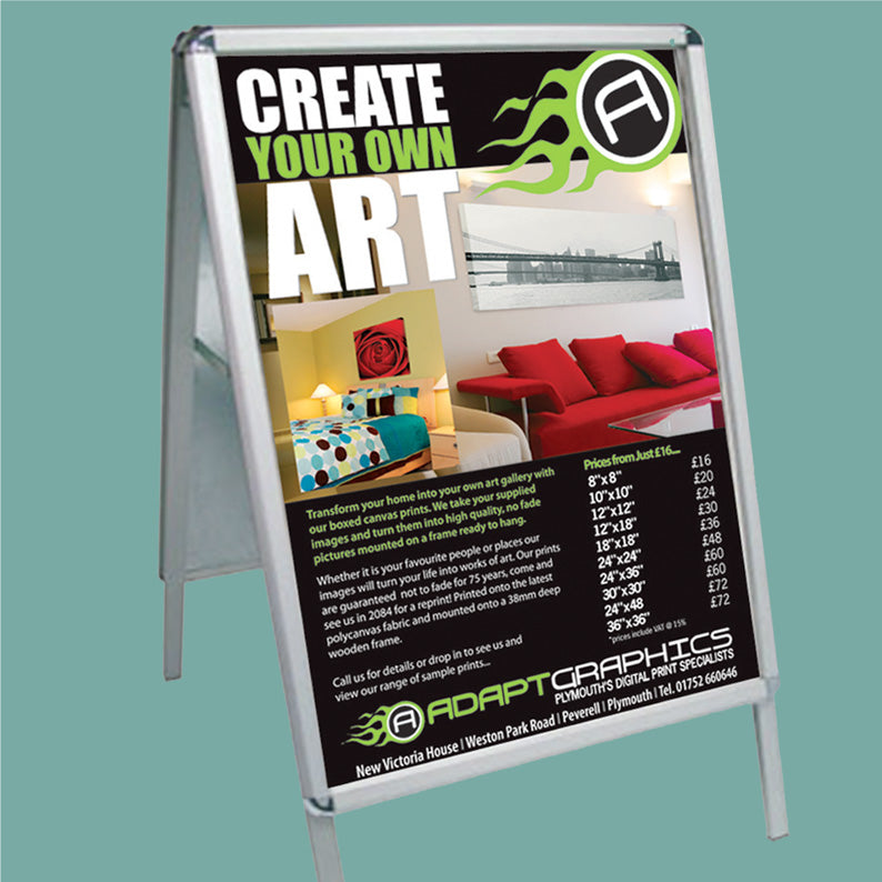 Standard or Laminated Large Posters